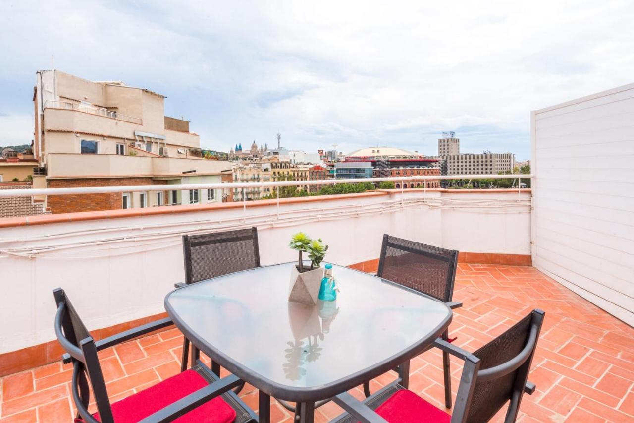 Cozy Studio With Amazing Terrace Near Plaza Espana Barcelona Bagian luar foto